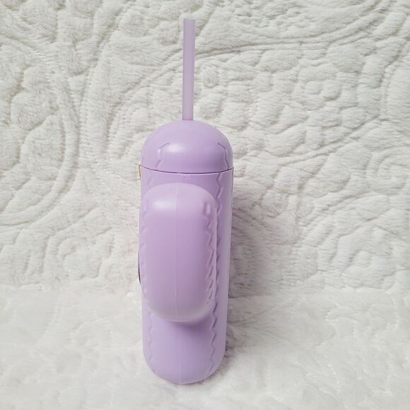 Pink Sky Cactus Bottle with Straw Lavender Novelty Sippy Cup 21 Ounce New - Picture 6 of 7